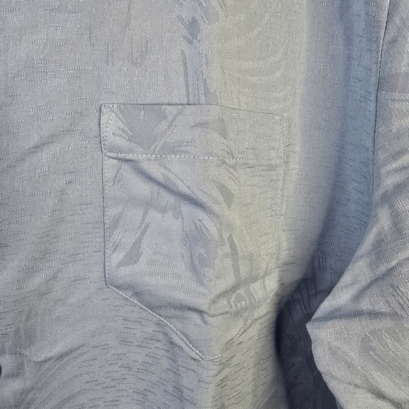 NWT Cubavera Blue Floral Mens Size XL Shortsleeve Button-down Shirt - Picture 2 of 7